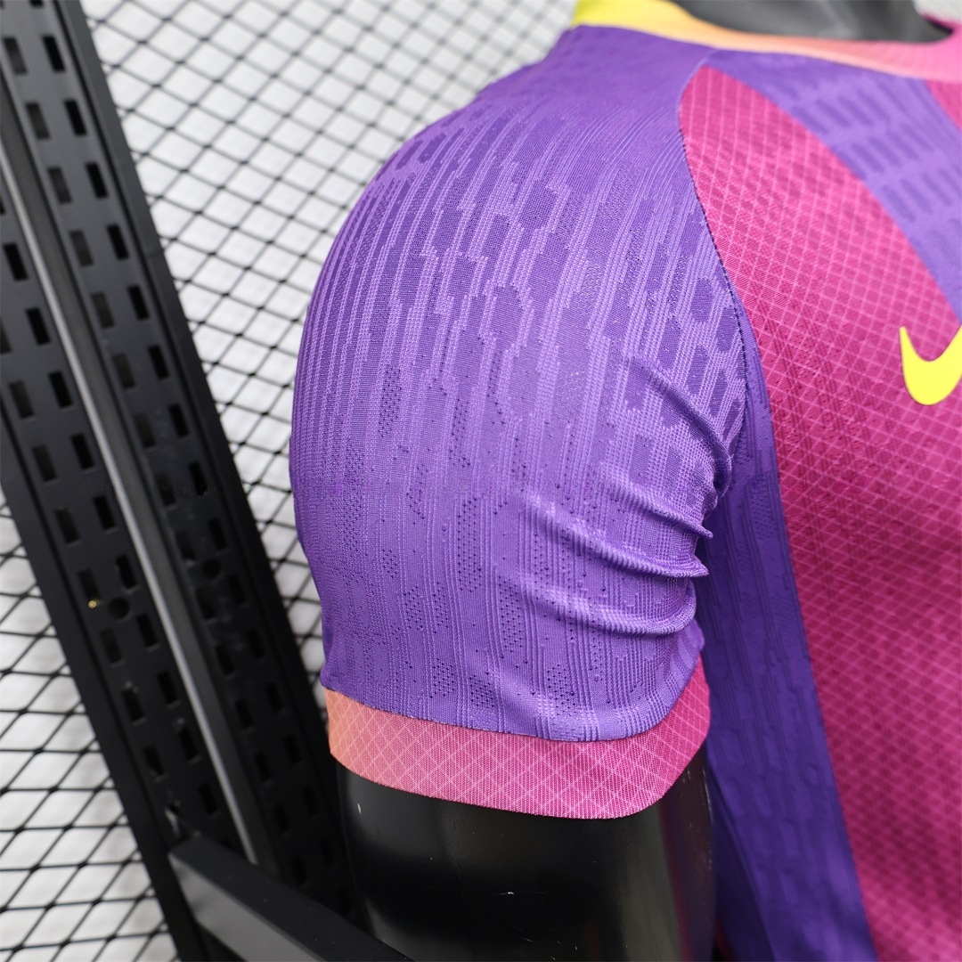 Barcelona 25-26 Purple Pink And Yellow Special Jersey - Player Version - UnitedFutballJersey
