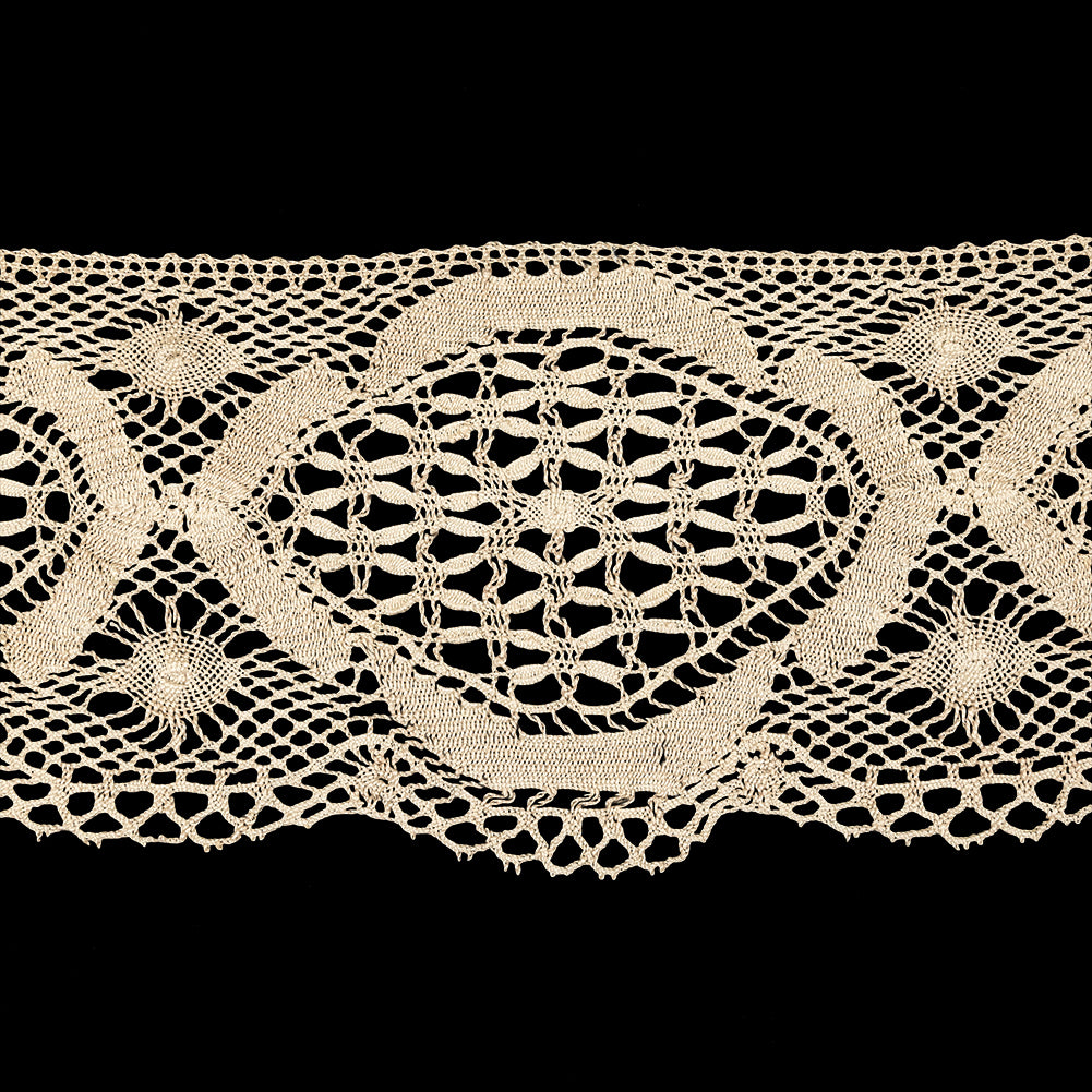 Beige Classic Cluny Lace Trim - 4.625