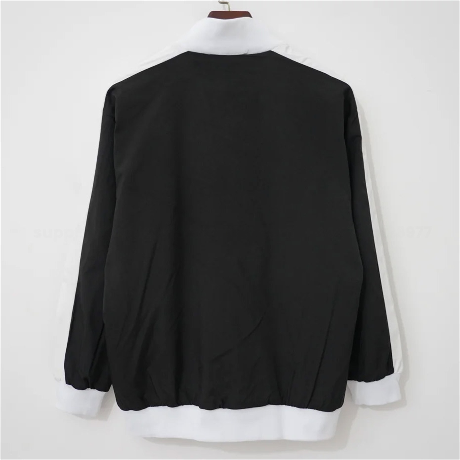 Santos 26-27 Black With White Edges Windbreaker Jacket - UnitedFutballJersey