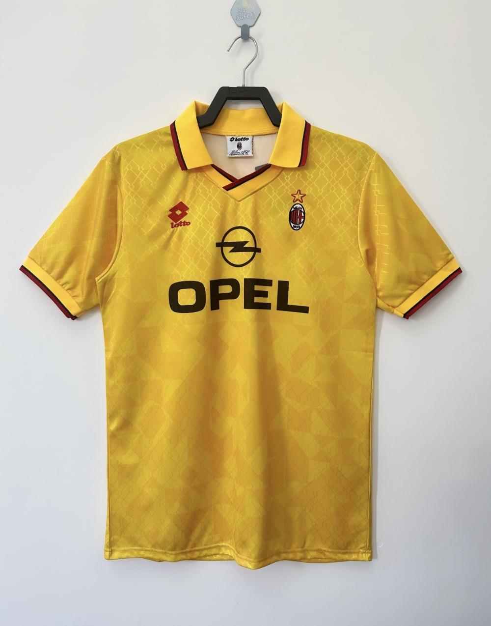 1995/1996 Retro AC Milan Third Away Football Shirt 1:1 Thai Quality