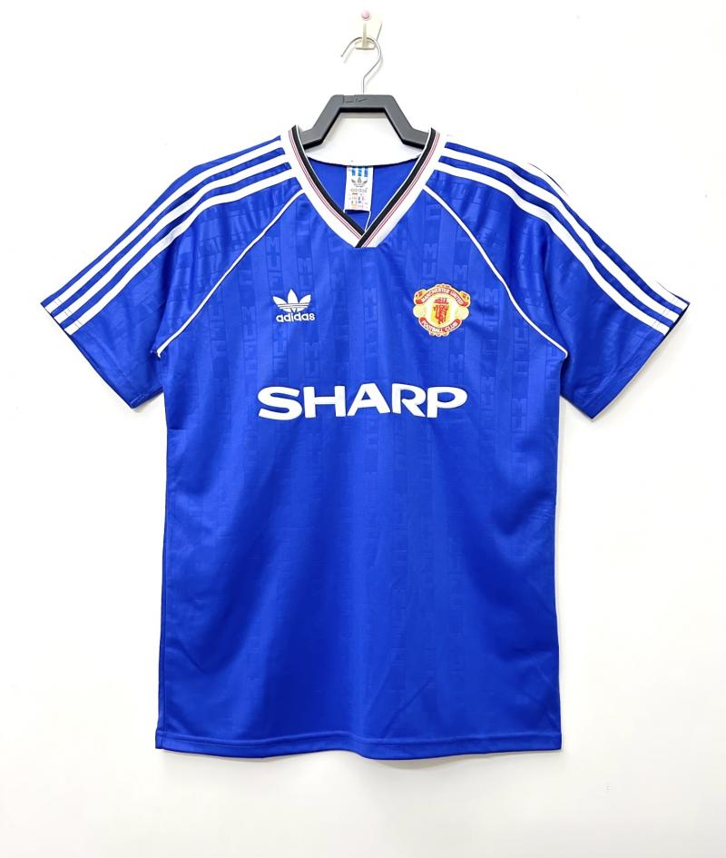 1988-1990 Retro Manchester United Third Away Football Shirt 1:1 Thai Quality