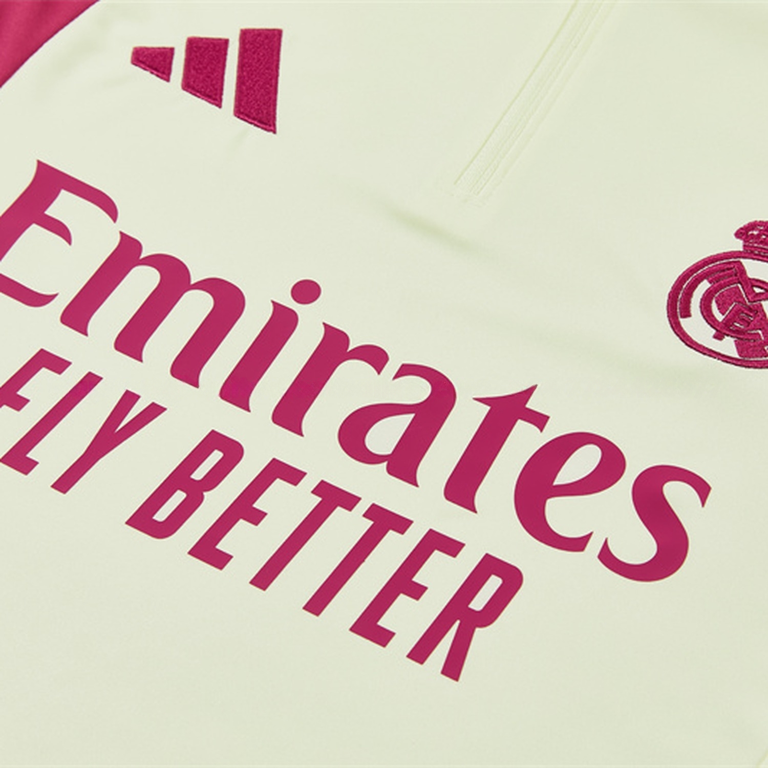 Real Madrid 26-27 Kids Long Sleeve Training Set - Cream Top & Cream Pants - UnitedFutballJersey