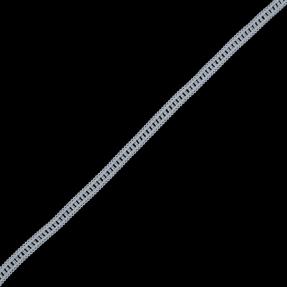 White Stretch Crochet Trim - 0.5