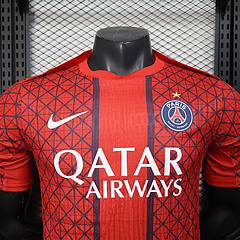2025/2026 Player Version Paris Saint-Germain Training clothes Red Football Shirt 1:1 Thai Quality