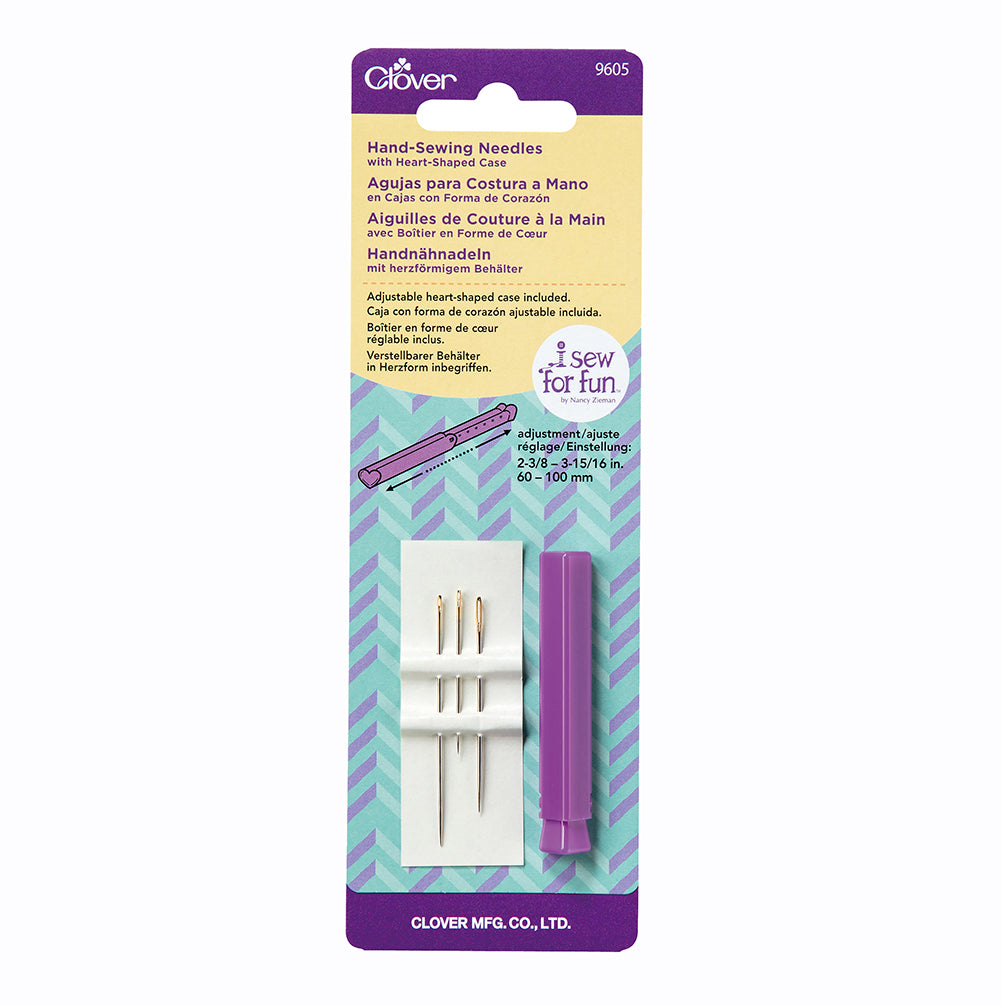 Clover I Sew for Fun Hand Sewing Needles with Heart Shaped Case - Joann Fabrics