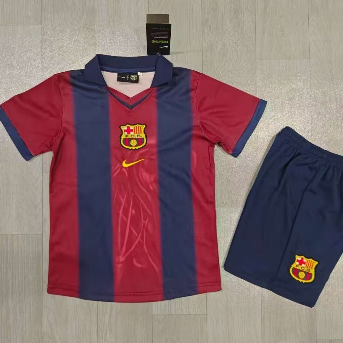 2024/2025 Barcelona x Travis Scott Collab Joint Retro Jersey 1:1 Thai Quality Kids Size