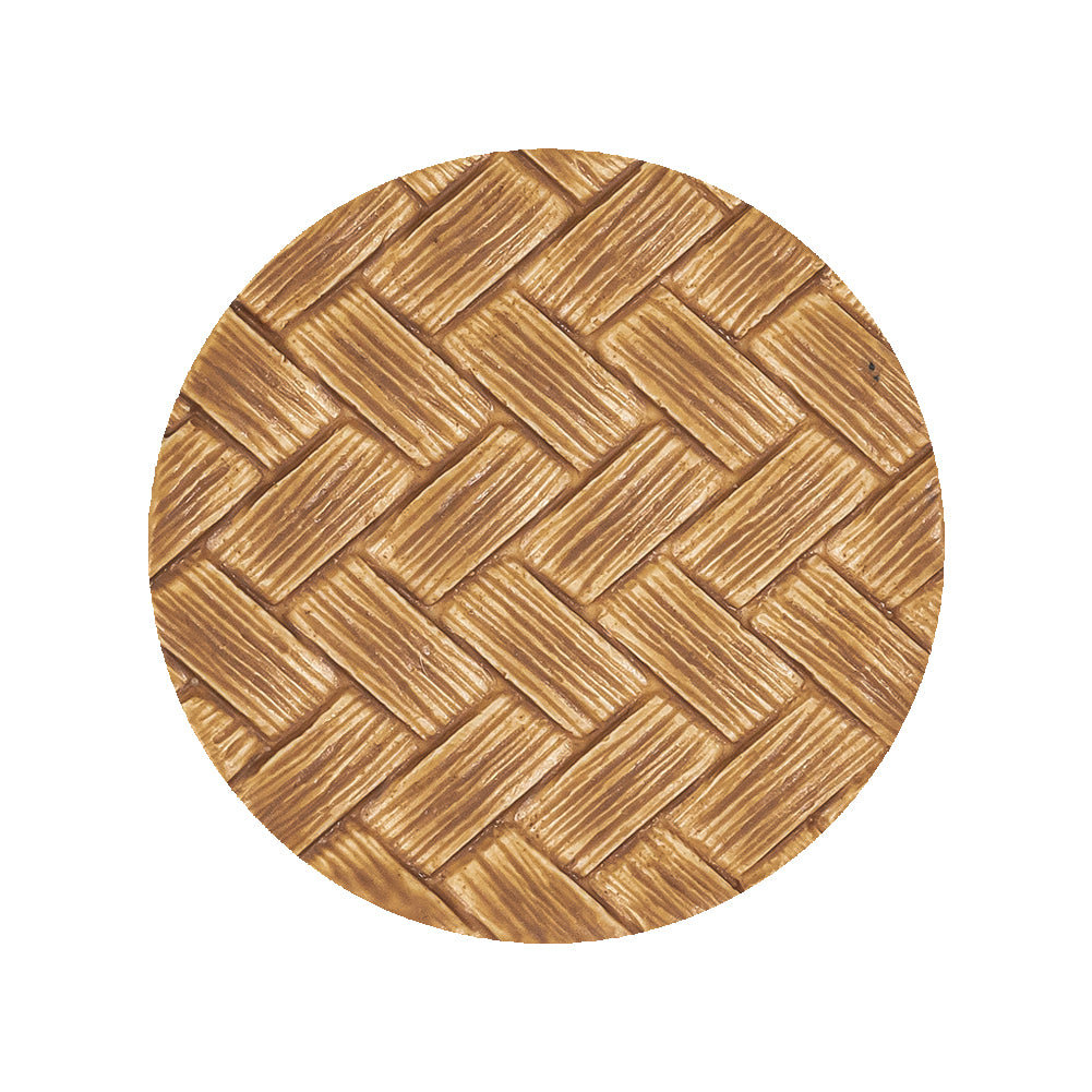 Light Wood Basketweave Shank Back Plastic Button - 44L/28mm - Joann Fabrics