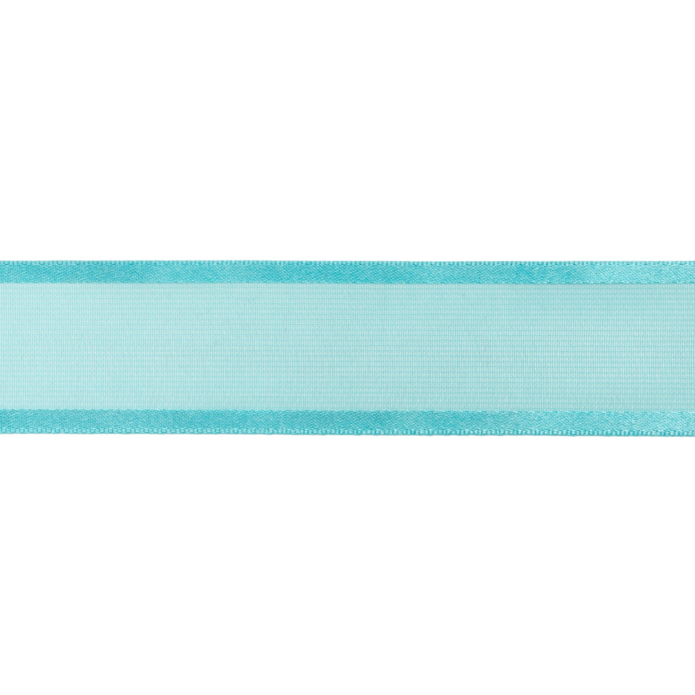 Sheer Ribbon with Double Faced Satin Edges - 1