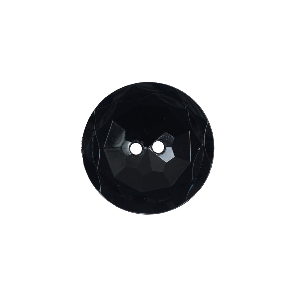 Italian Black 2-Hole Plastic Button - 30L/19mm - Joann Fabrics