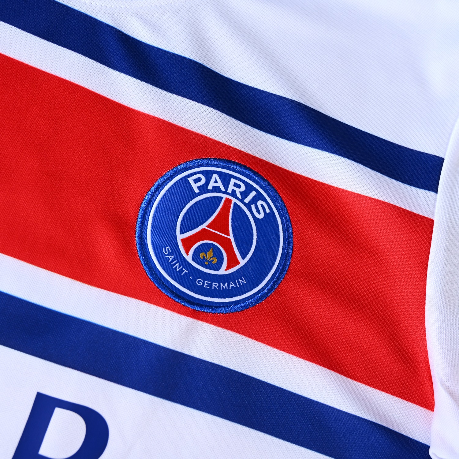 Paris Saint-Germain PSG 26-27 Short-Sleeve Training Set - White Top & Deep Blue Shorts - UnitedFutballJersey