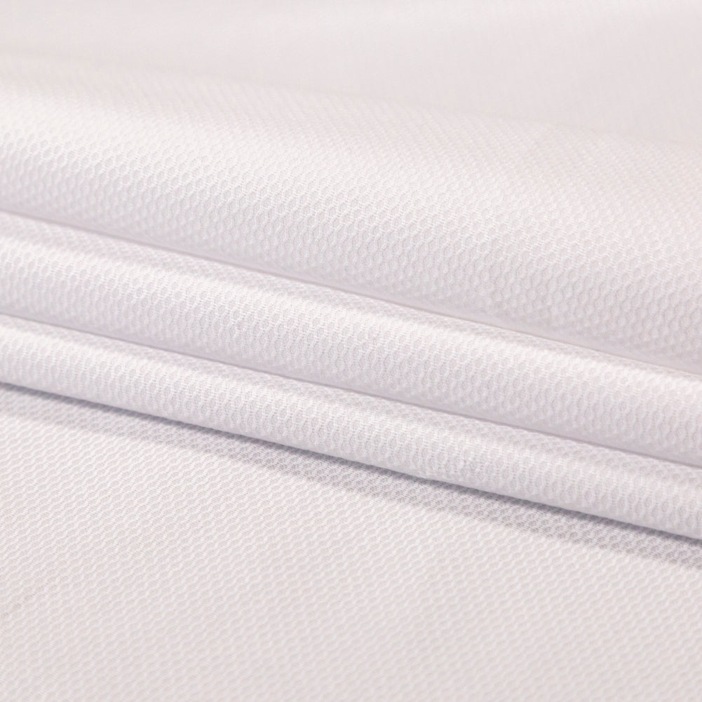 Birdseye Organic Cotton Pique - White - Otranto Collection - Joann Fabrics