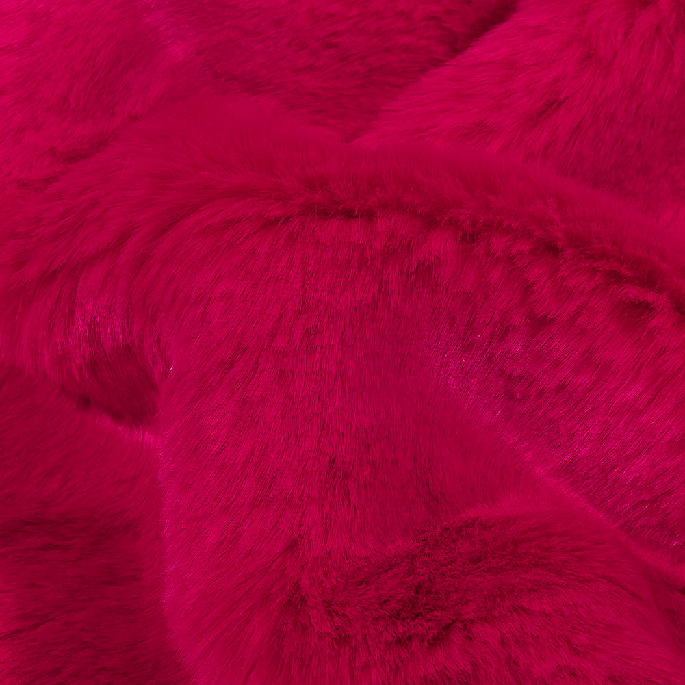 Hot Pink Crushed Textured Luxury Faux Fur - Joann Fabrics