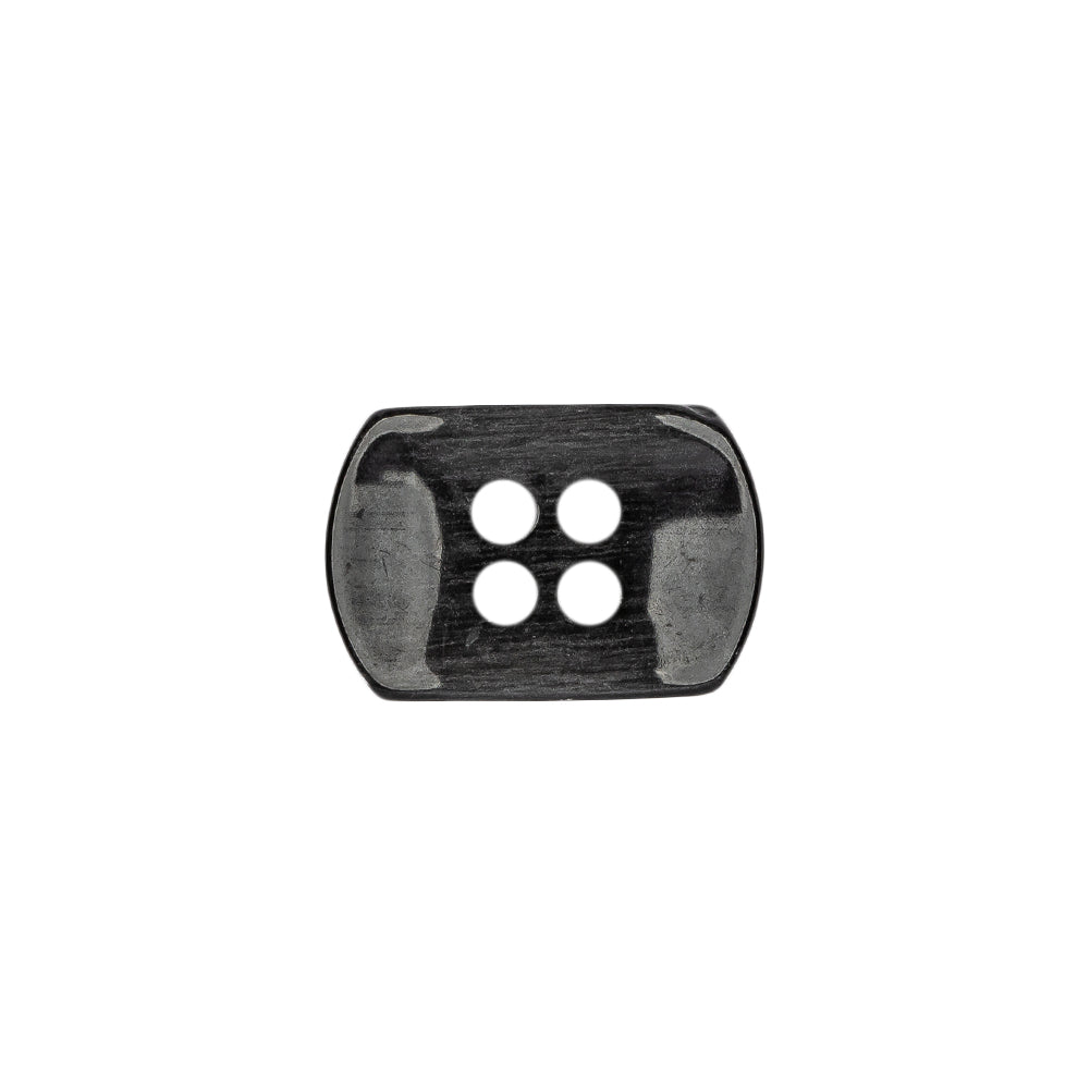 Italian Smoky Iridescent Rectangular 4-Hole Plastic Button - 28L/18mm - Joann Fabrics