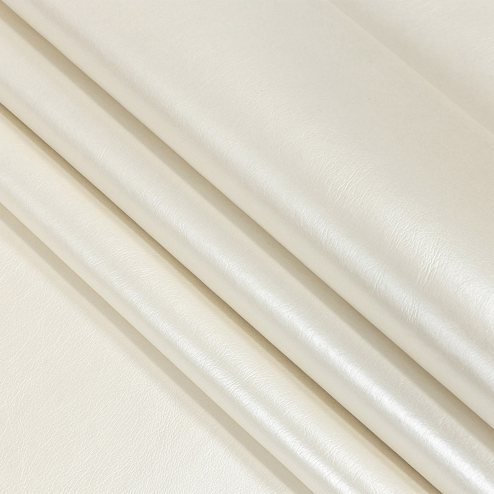 Pearlized Faux Leather - Bone - Mae Collection - Joann Fabrics