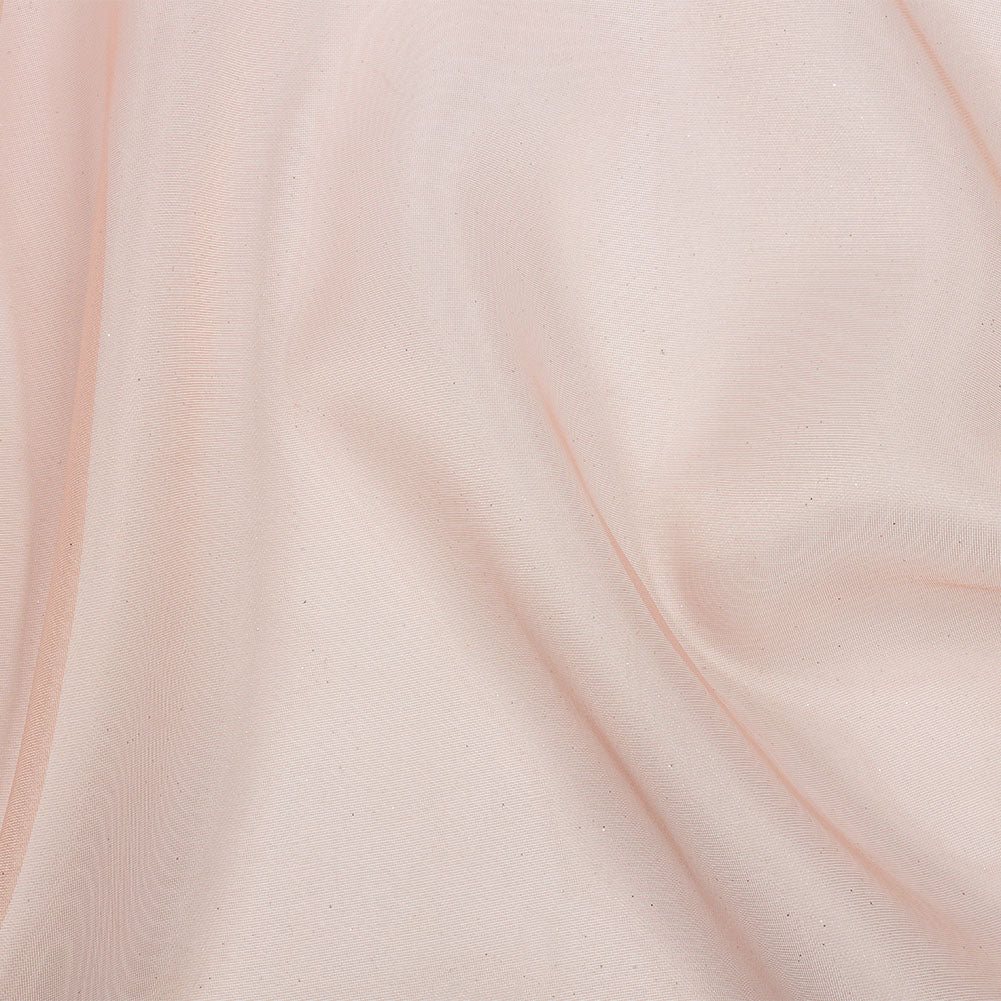 Polyester Mesh Organza with Silver Glitter - Rose Gold - Starlight Collection - Joann Fabrics