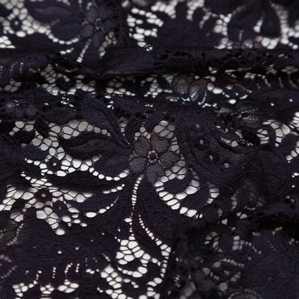 Italian Mulberry Floral Lace with Scalloped Eyelash Edges - Joann Fabrics