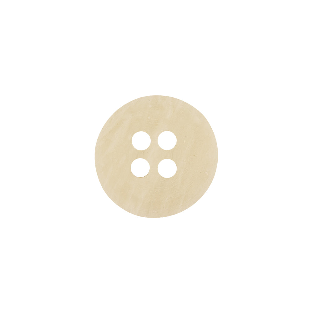 Pistachio Shell and White Asparagus Matte Striated 4-Hole Button - 24L/15mm - Joann Fabrics