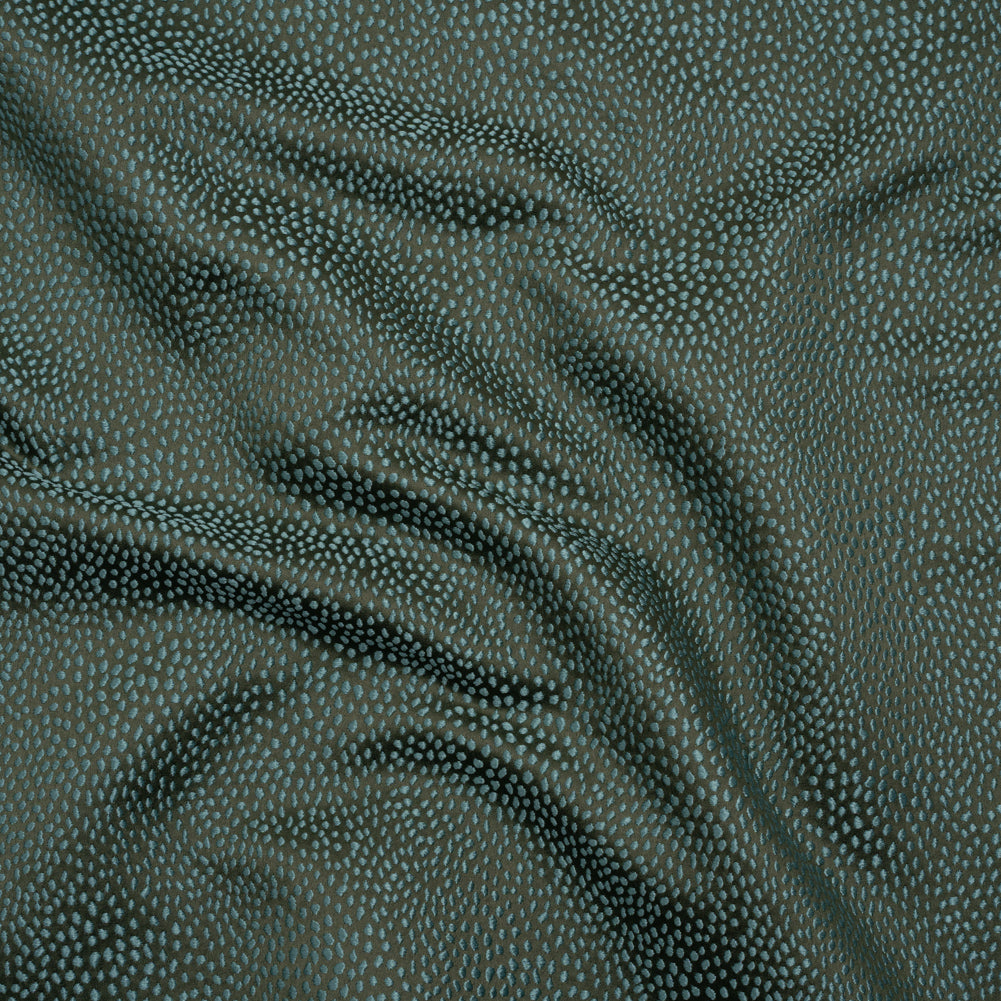 Recycled Polyester Jacquard - Juniper Little All-Over Spots - British Imported - Joann Fabrics