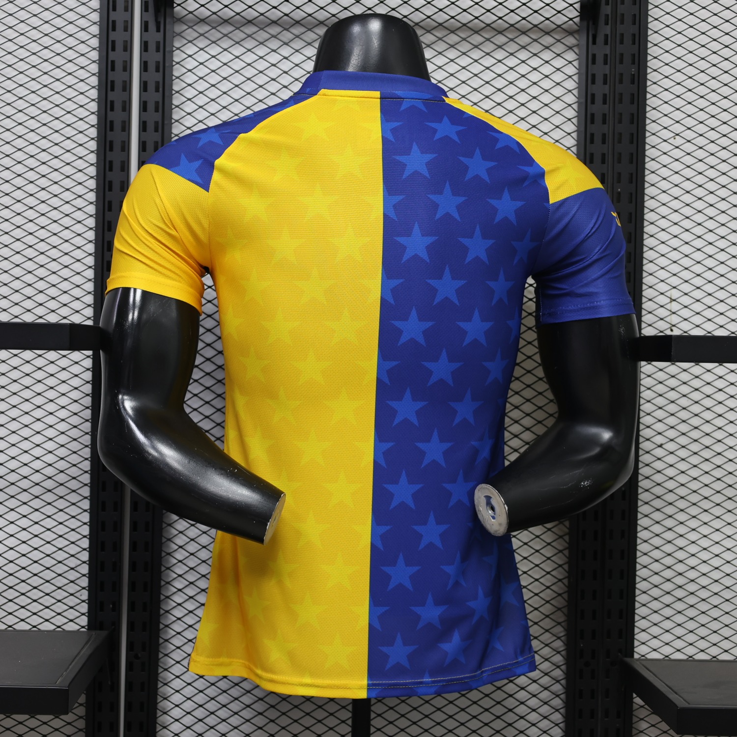 Boca Juniors 26-27 Yellow Blue Stars Special Jersey - Player Version - UnitedFutballJersey