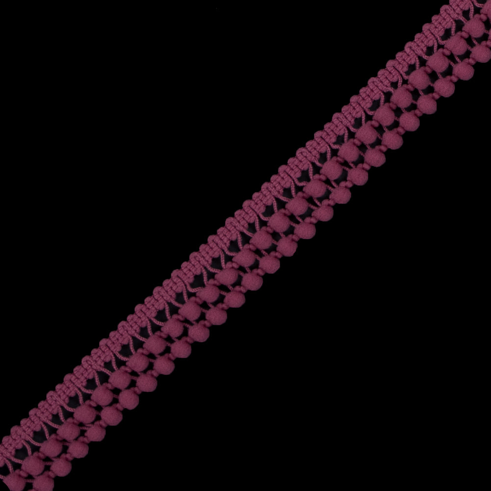 Dusty Rose Two Row Mini Pom Pom Trim - Joann Fabrics