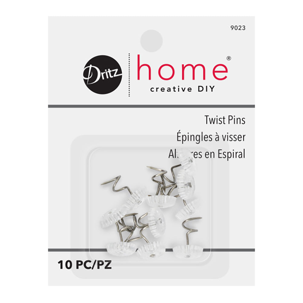 Dritz Home Twist Pins - Clear - 10 PC - Joann Fabrics