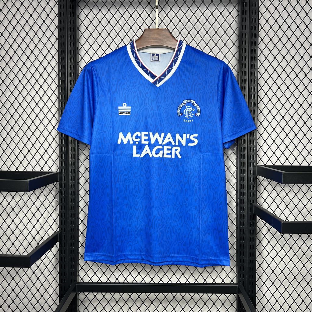 1990/1992 Retro Rangers Home Football Shirt 1:1 Thai Quality