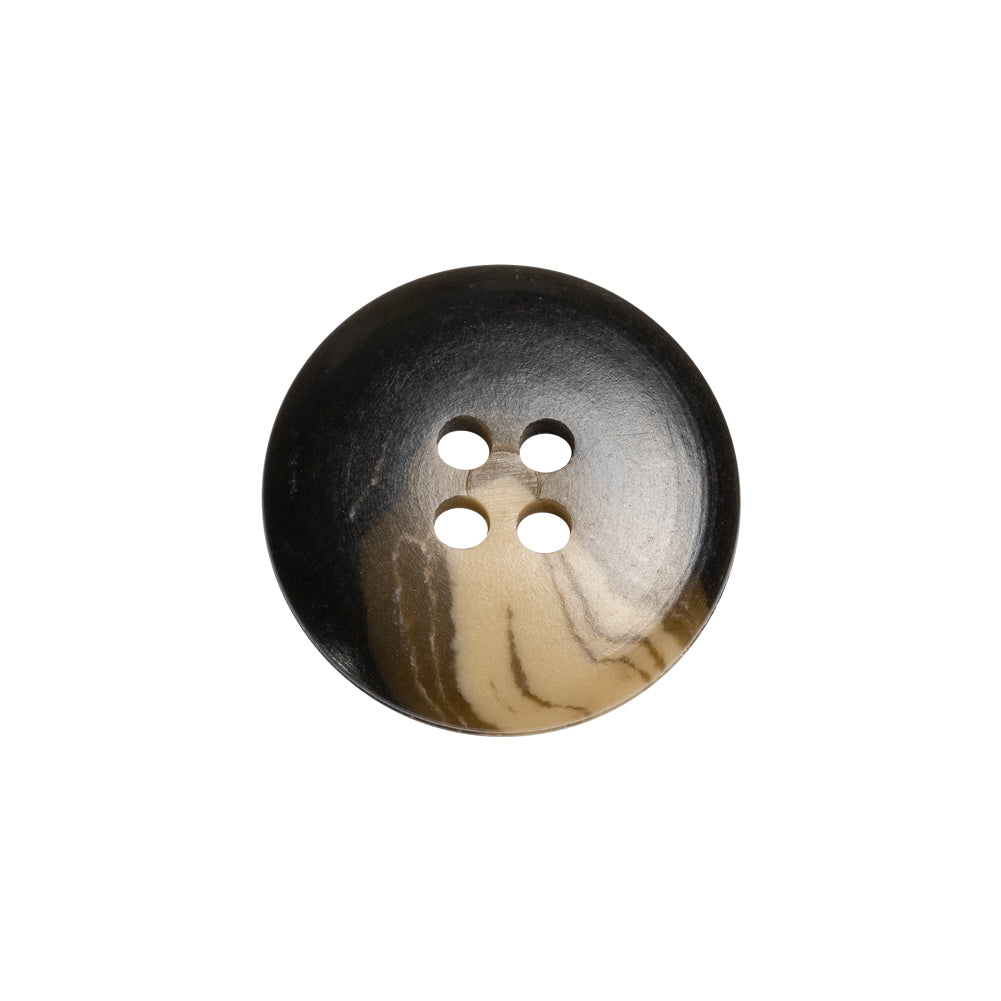 Black and Ivory Swirled Plastic 4-Hole Button - 32L/20mm - Joann Fabrics