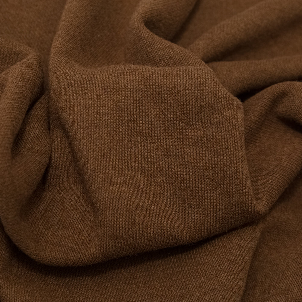 Italian Raw Umber and Toasted Coconut Reversible Wool Double Knit - Joann Fabrics