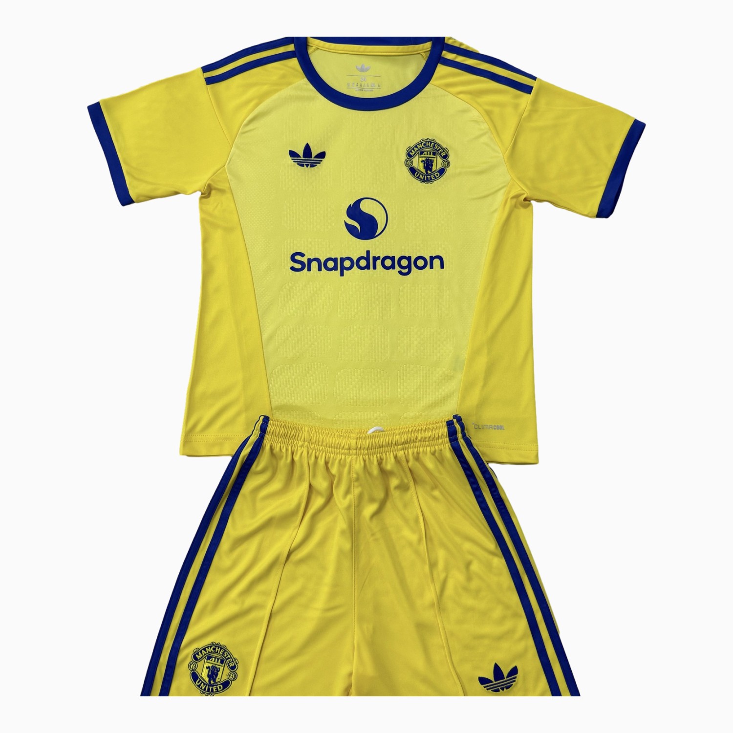 Manchester United 26-27 Yellow Goalkeeper Men's Adult Jersey Set - Fans Version - UnitedFutballJersey