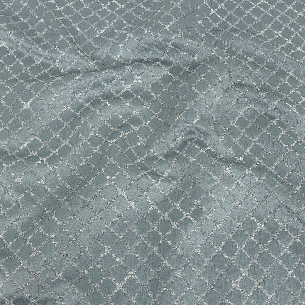 Drapery Jacquard - Ice Moroccan Quatrefoil - British Imported - Joann Fabrics