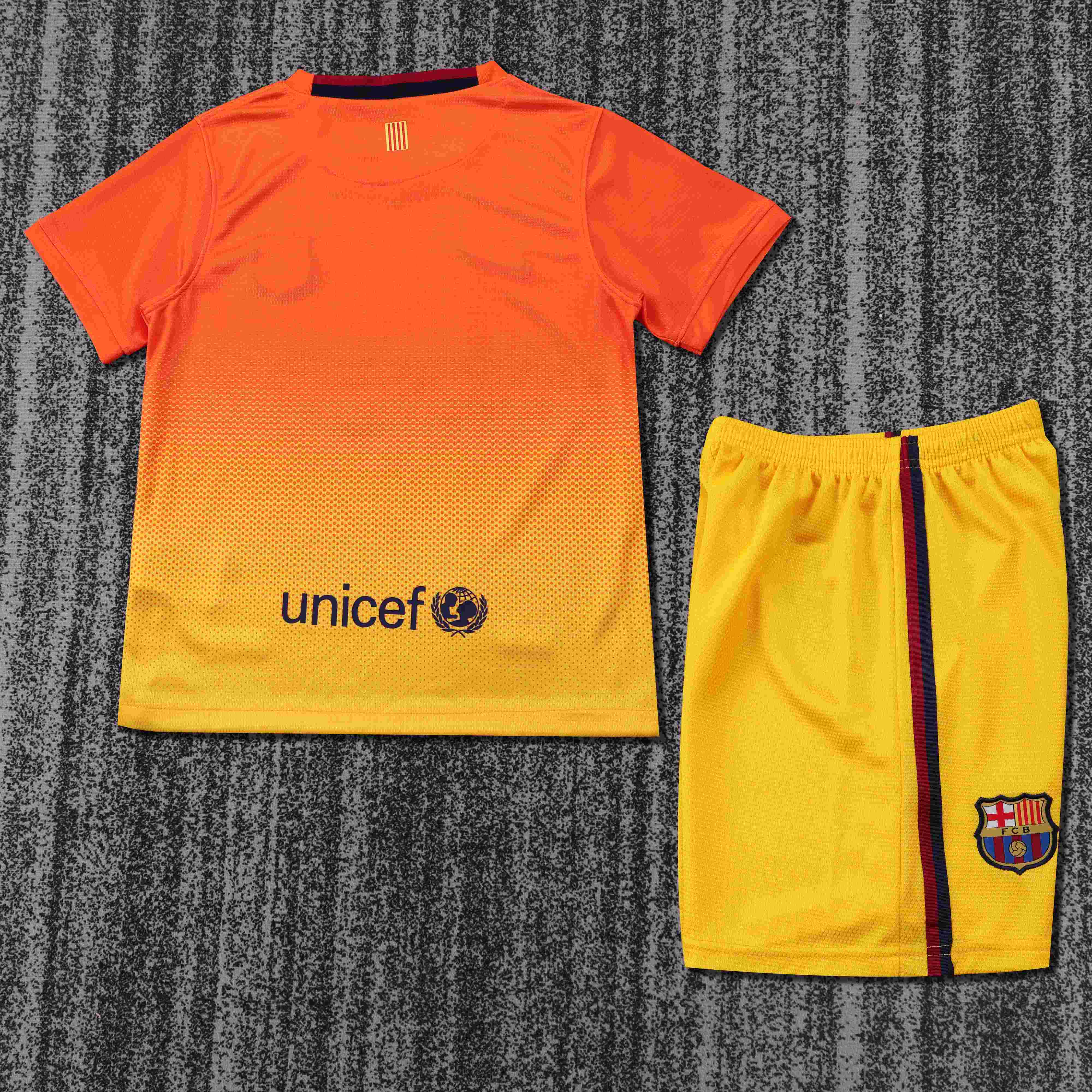 2012/2013 Retro Barcelona Away Football Shirt 1:1 Thai Quality Kids Size