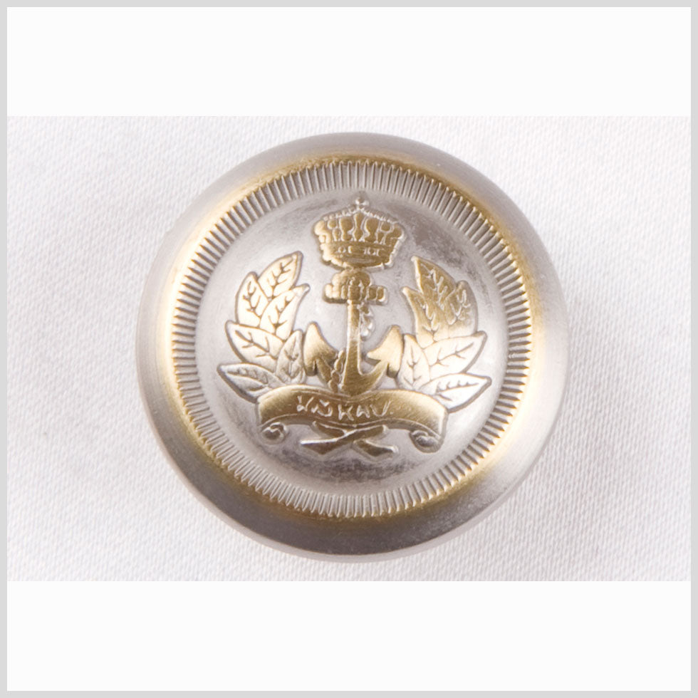 Gray Brass Metal Blazer Button - 24L/15mm - Joann Fabrics