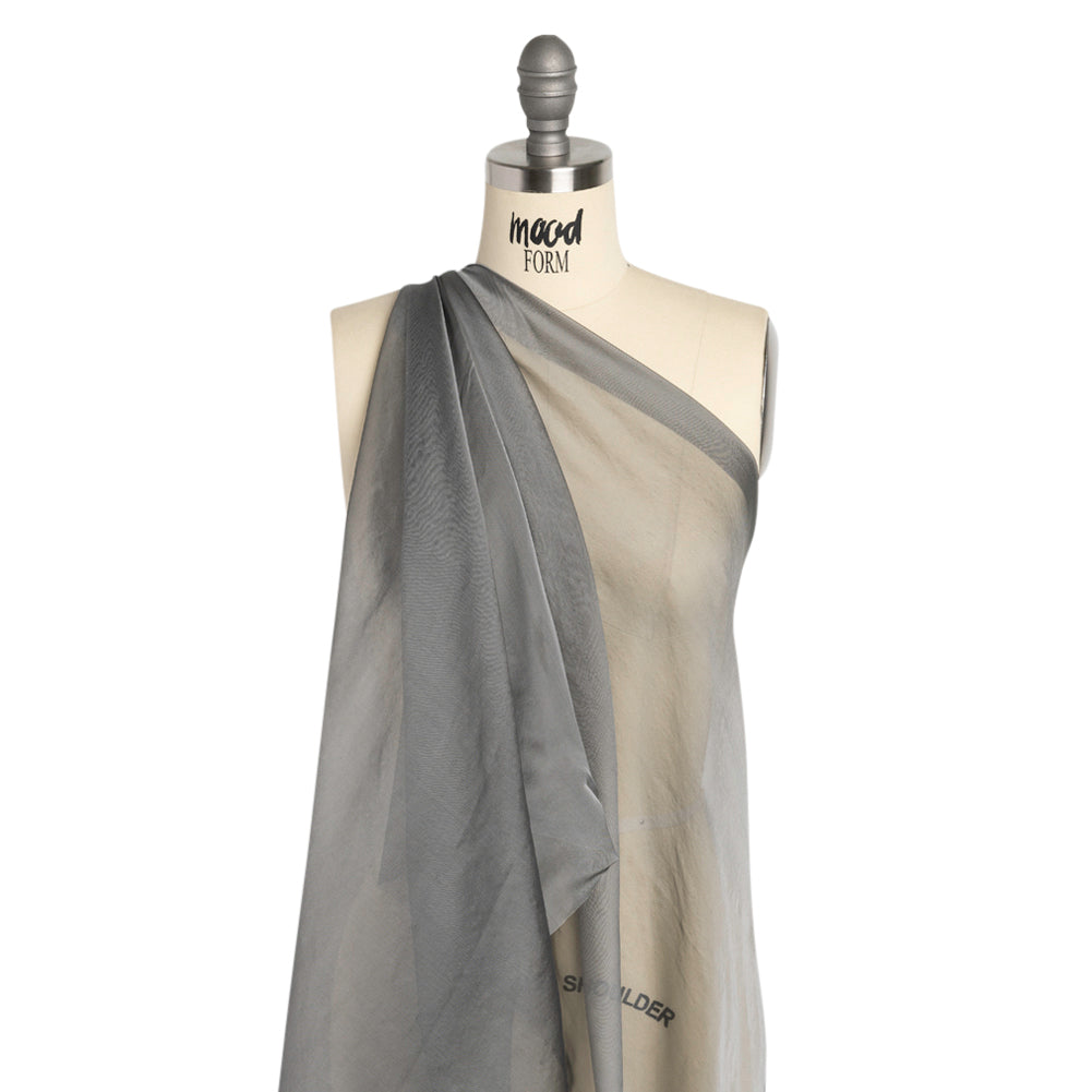 Chiffon-Like Silk Voile - Steel Iridescent - Adelaide Collection - Joann Fabrics