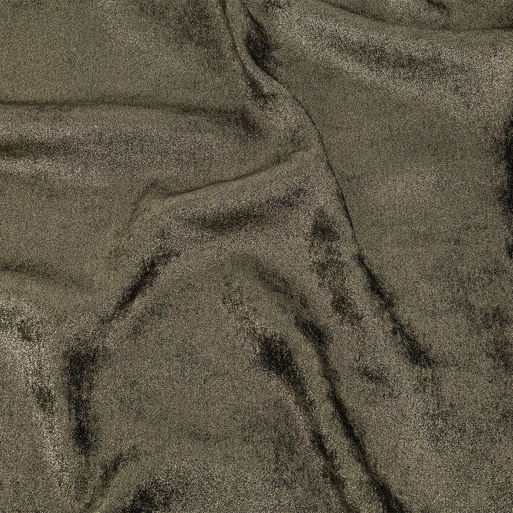 Drapey Metallic Polyester Woven - Gold and Black - Twinkle Stars Collection - Joann Fabrics
