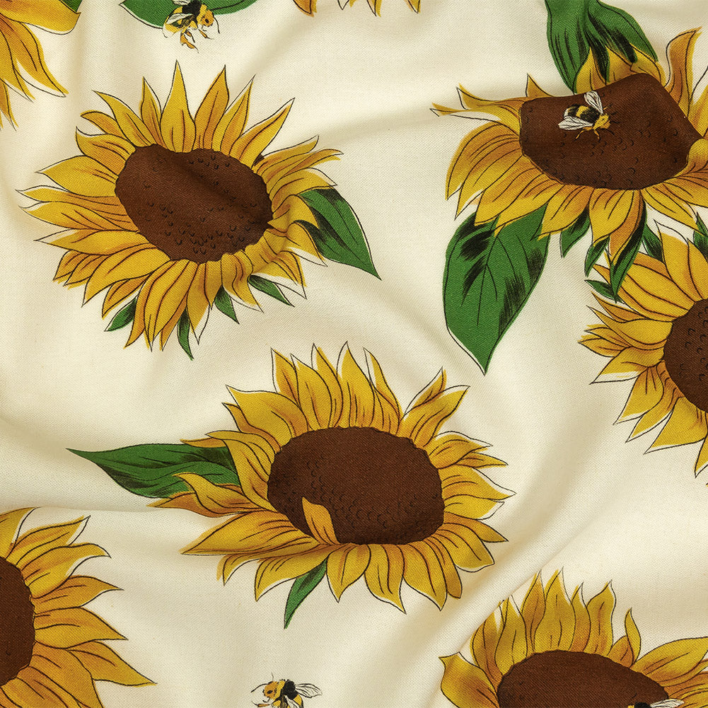 Mood Exclusive What's the Buzz Sustainable Viscose and Linen Woven - Joann Fabrics