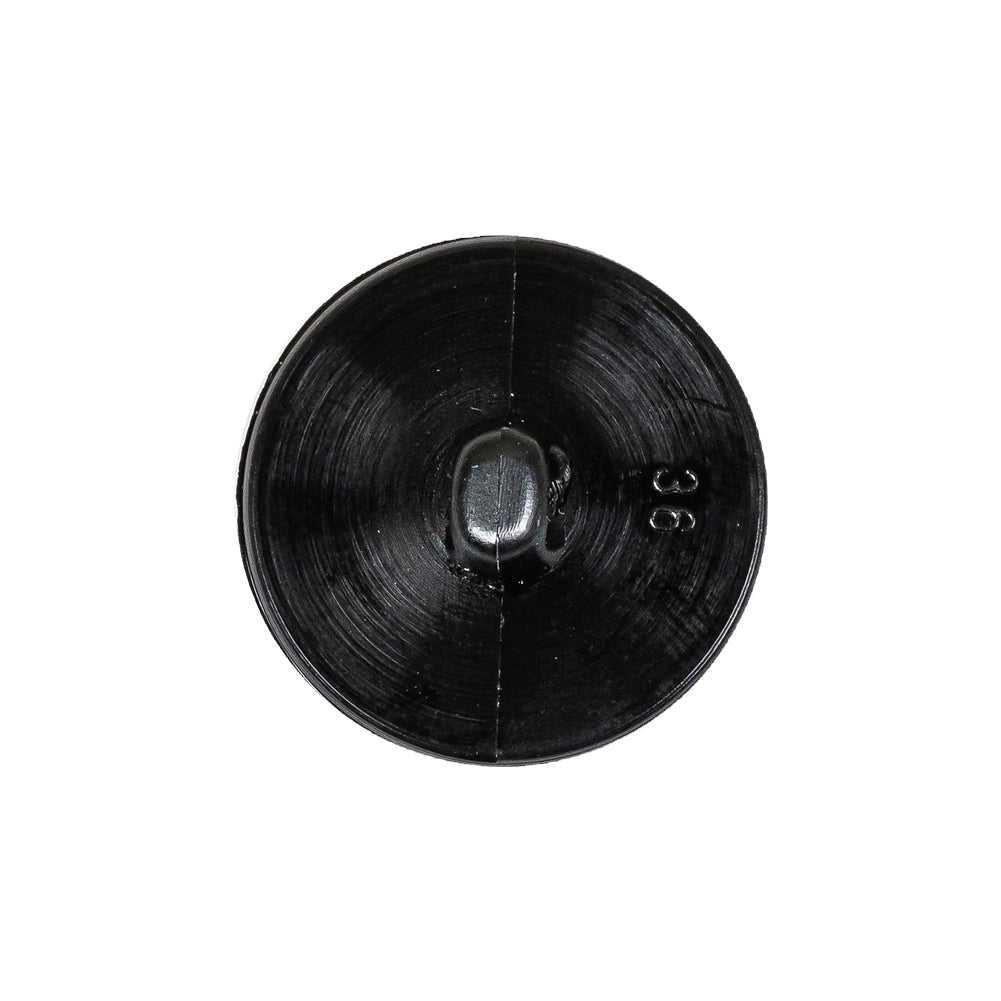 Black Bevel Cut Shank Back Plastic Button - 36L/23mm - Joann Fabrics