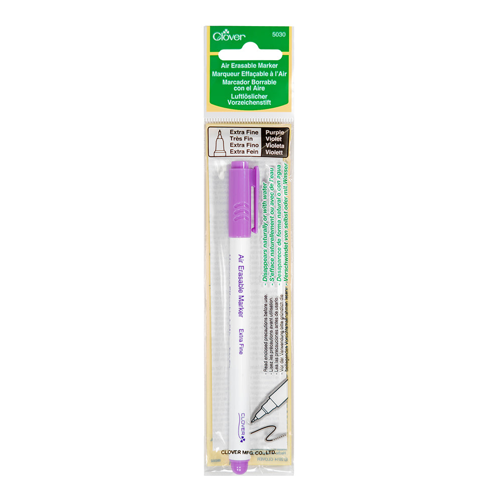 Clover Air Erasable Fabric Marker - Purple, Extra Fine - Joann Fabrics