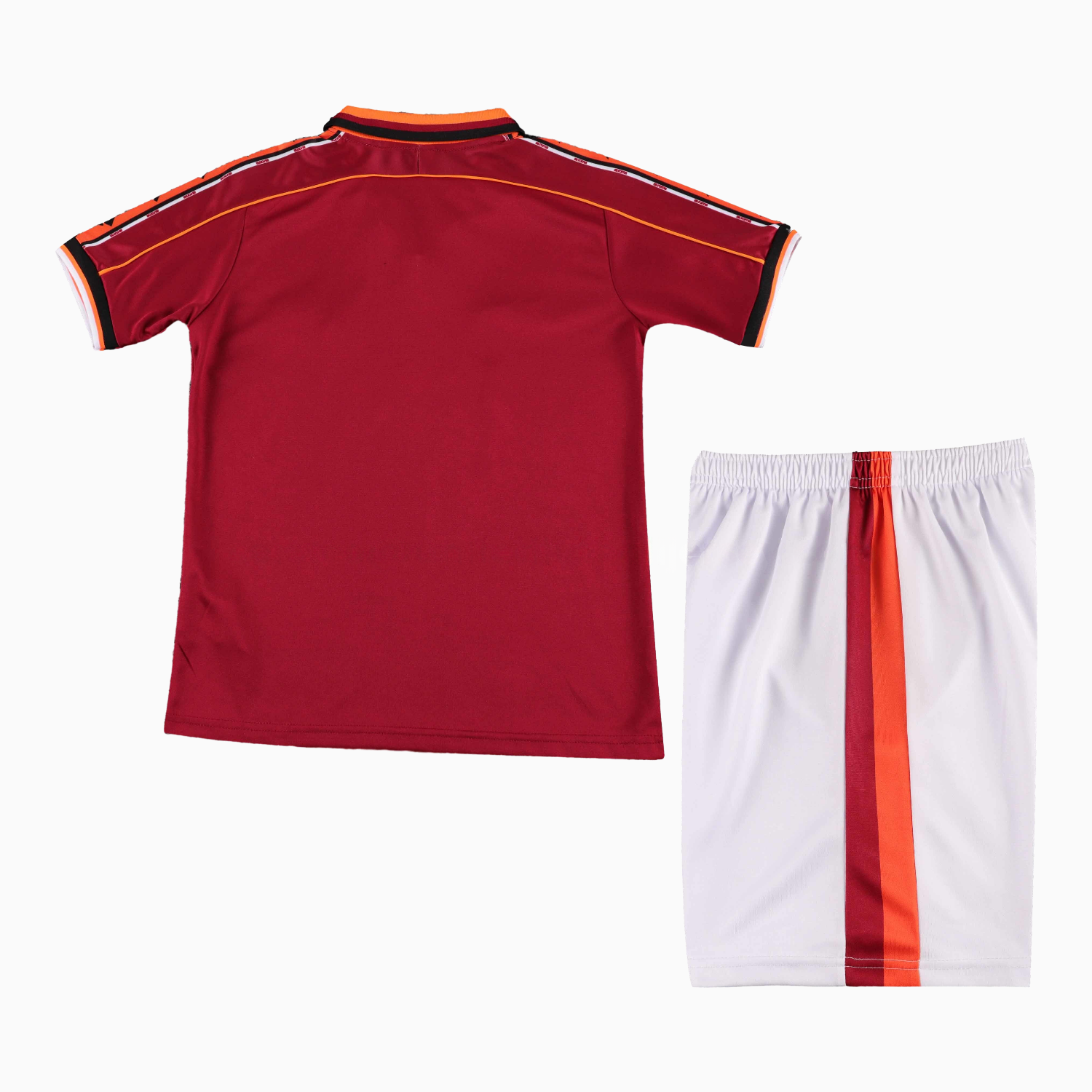Retro Roma 1998-99 Home Kids Kit - UnitedFutballJersey