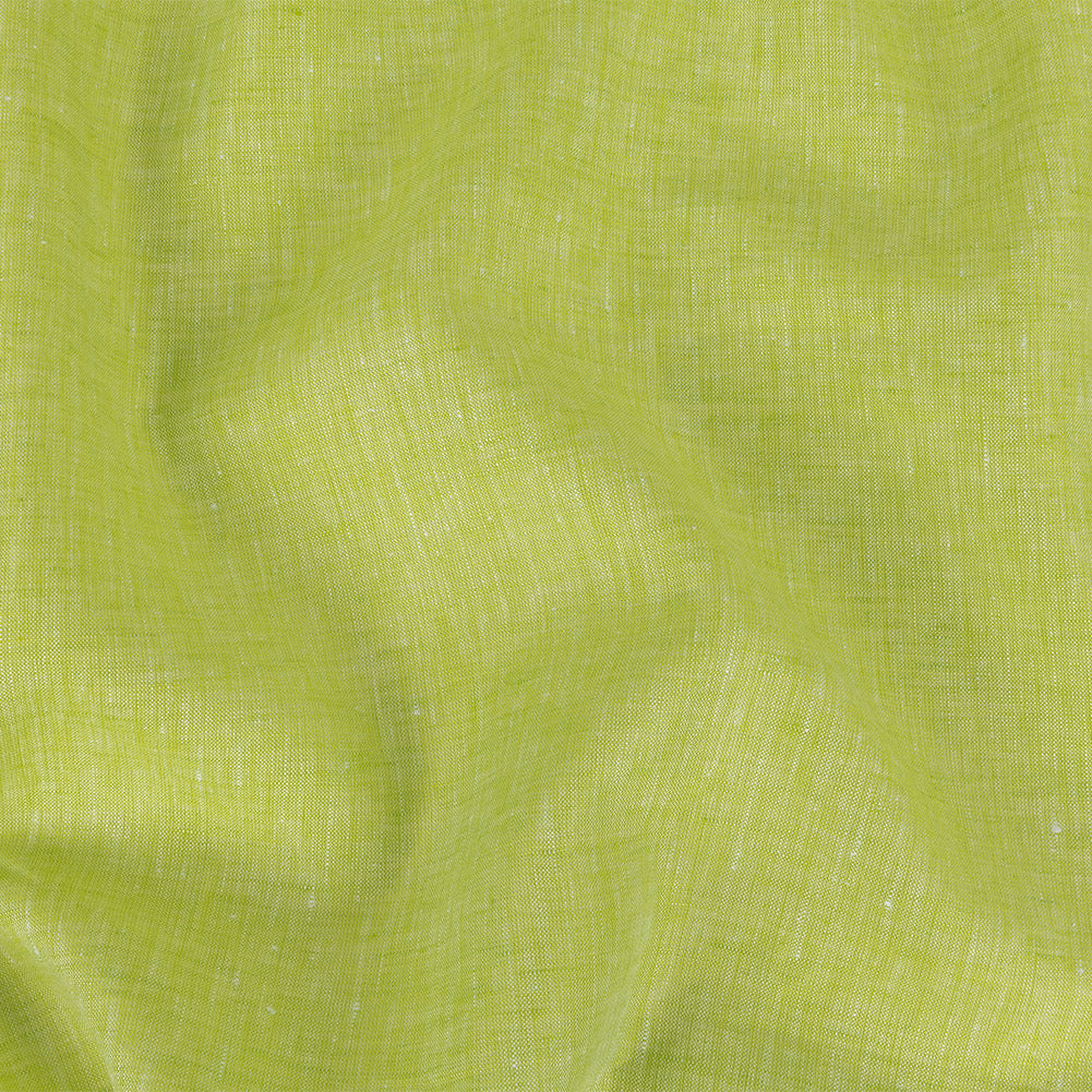 Lightweight Linen Chambray - Heathered Lime Green - Minerva Collection - Joann Fabrics