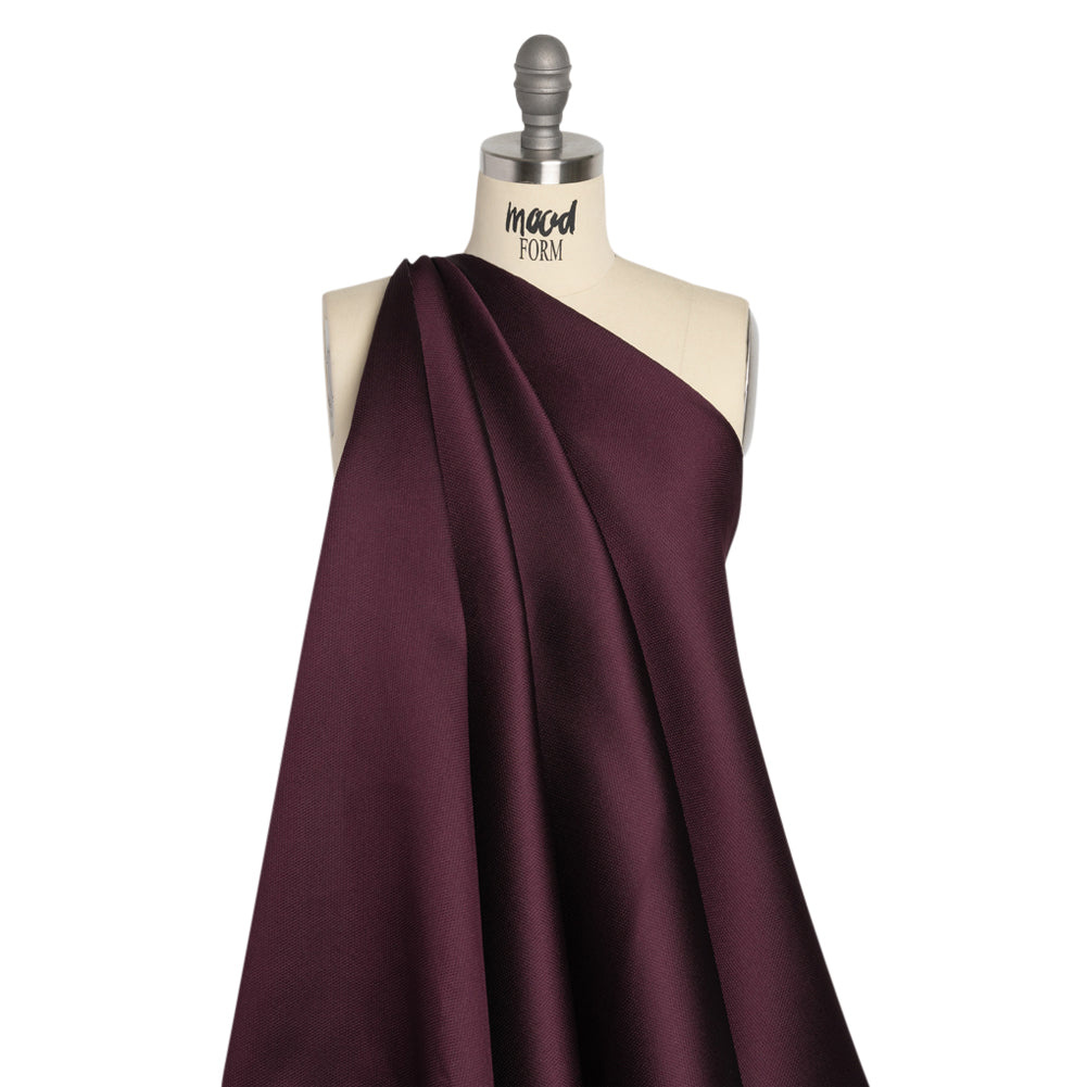 Polyester and Silk Mikado Pique Made in Italy - Potent Purple - Premium Collection - Joann Fabrics