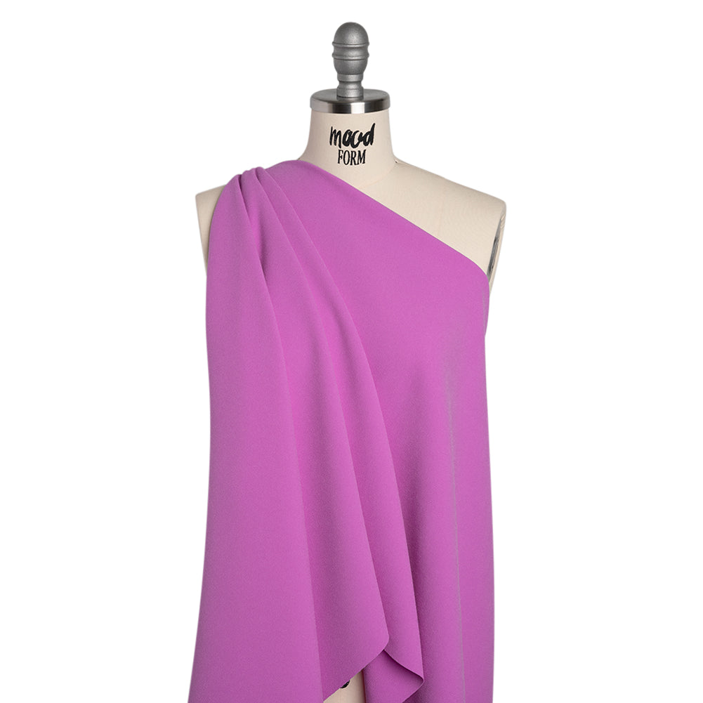 Stretch Polyester Crepe by Alex Perry - Orchid - Designer Deadstock - Joann Fabrics