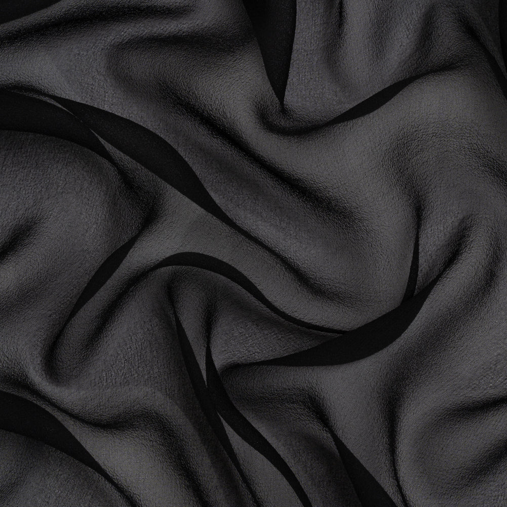 Famous Australian Designer Black Silk Georgette - Joann Fabrics