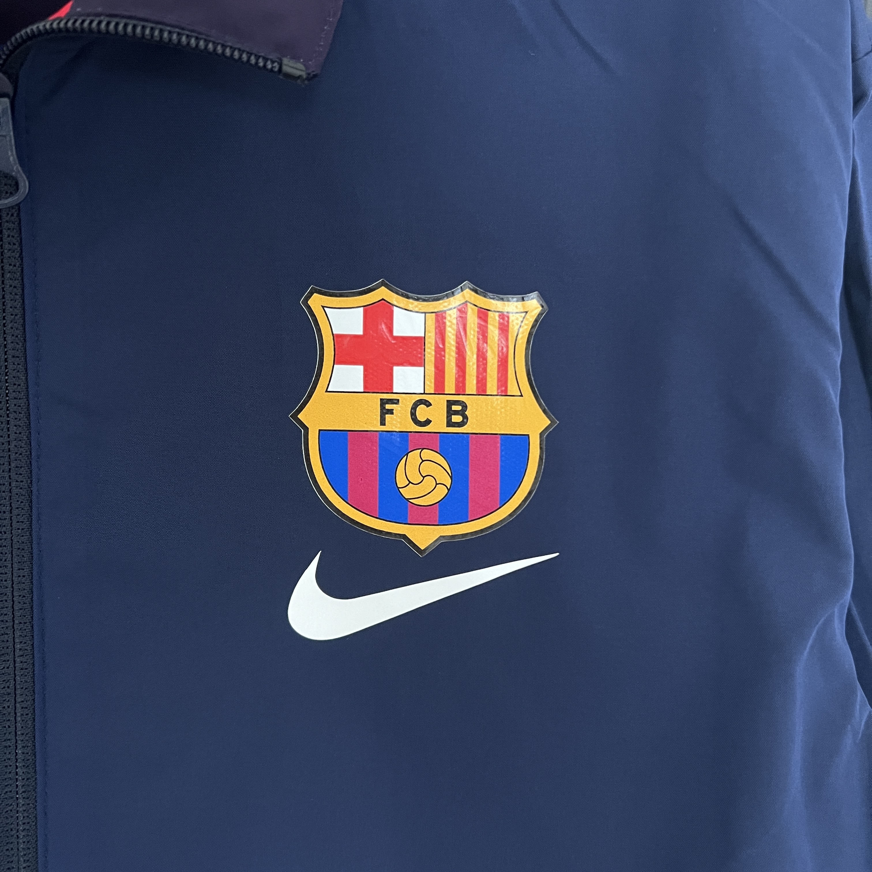 2025/2026 Barcelona Reversible Windbreaker Soccer Jersey 1:1 Thai Quality 05
