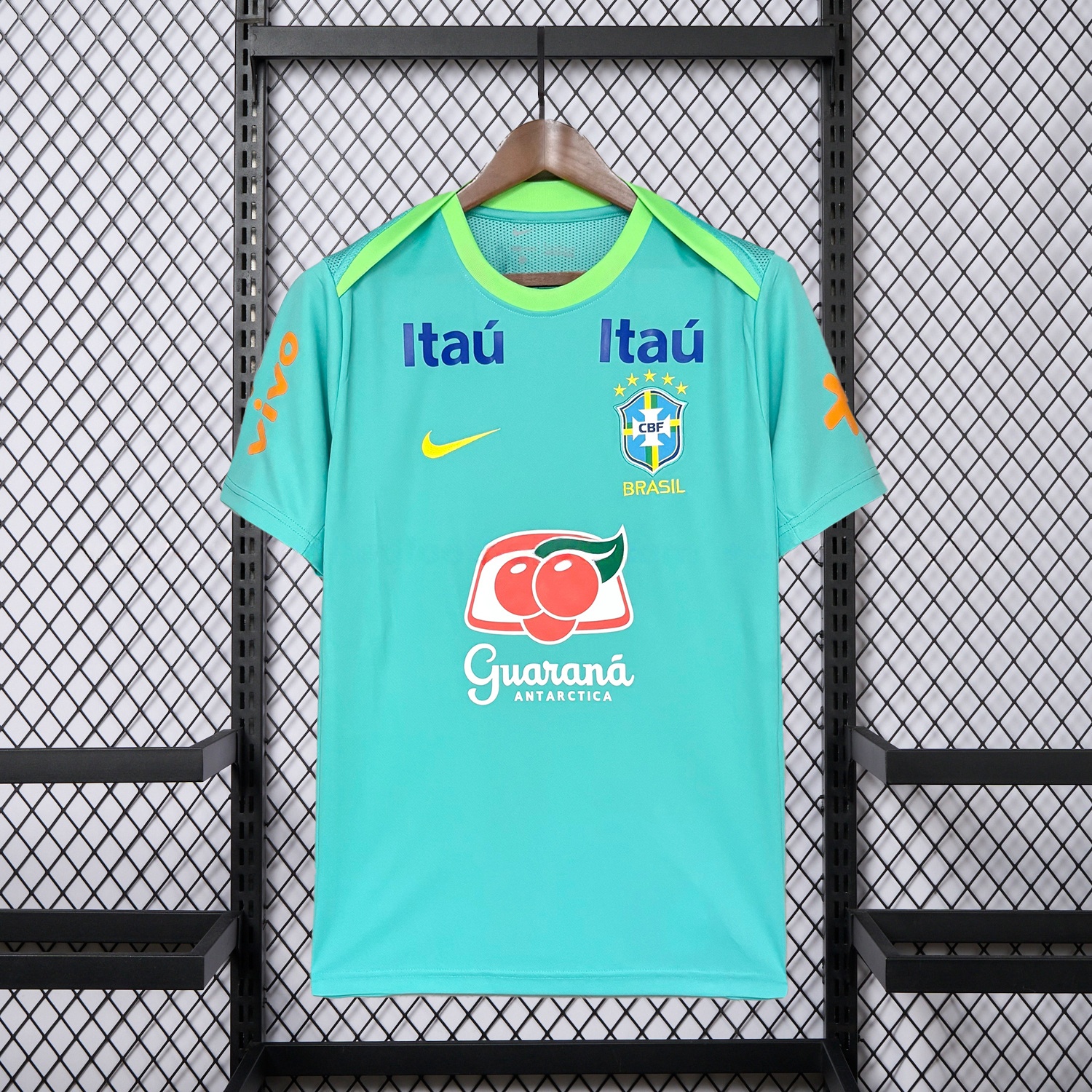 Brazil 2026 Tiffany Blue Training Jersey - Fans Version - UnitedFutballJersey