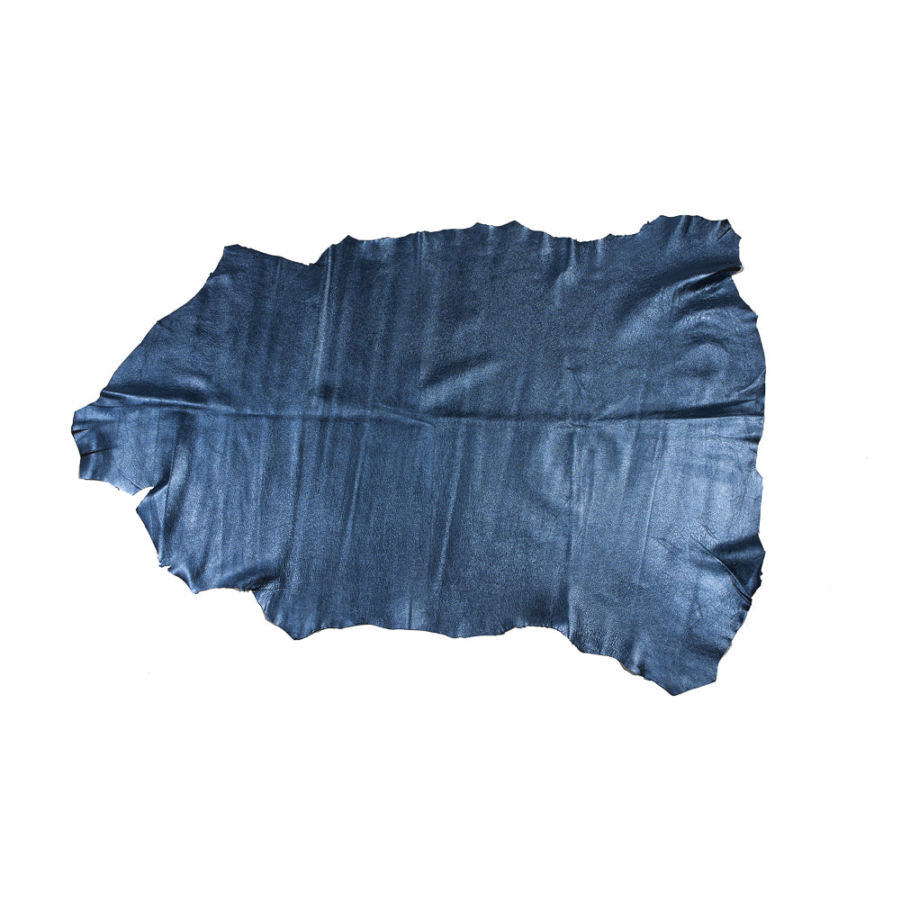 Medium Metallic Blue Foil Lamb Leather - Joann Fabrics