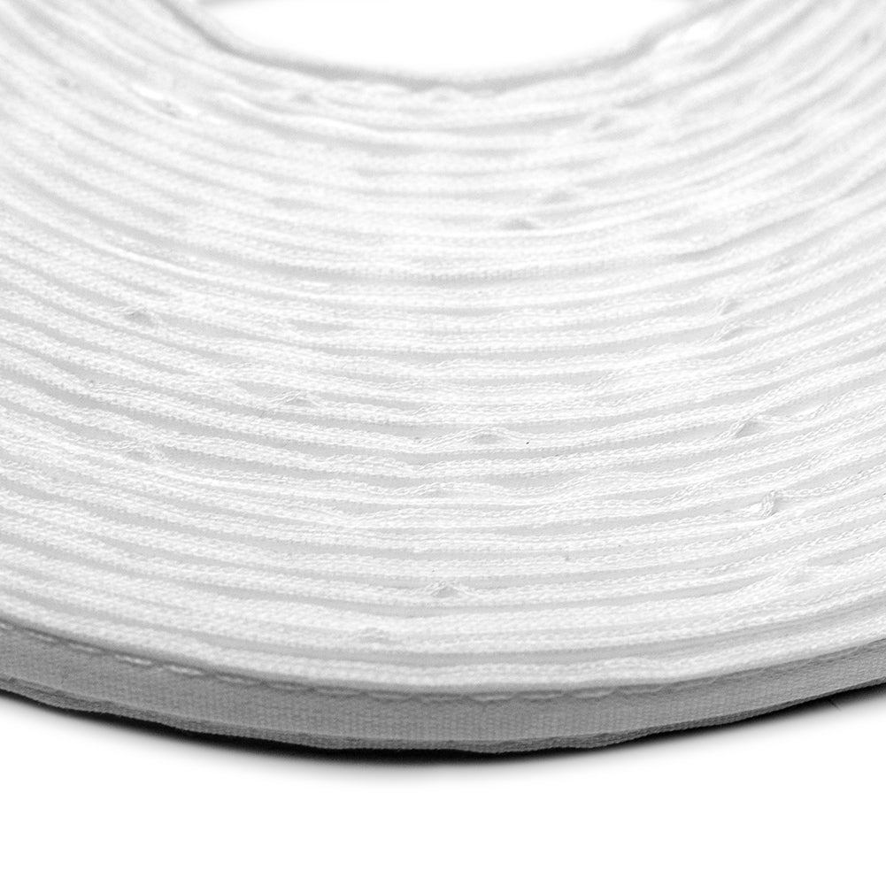 White Fabric Covered Boning - 0.25