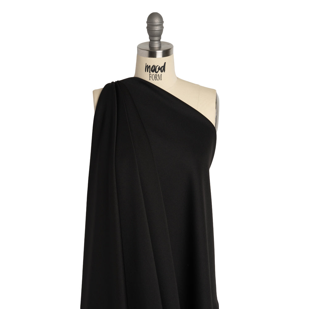 Stretch Polyester Scuba Knit - Black - Designer Deadstock - Joann Fabrics