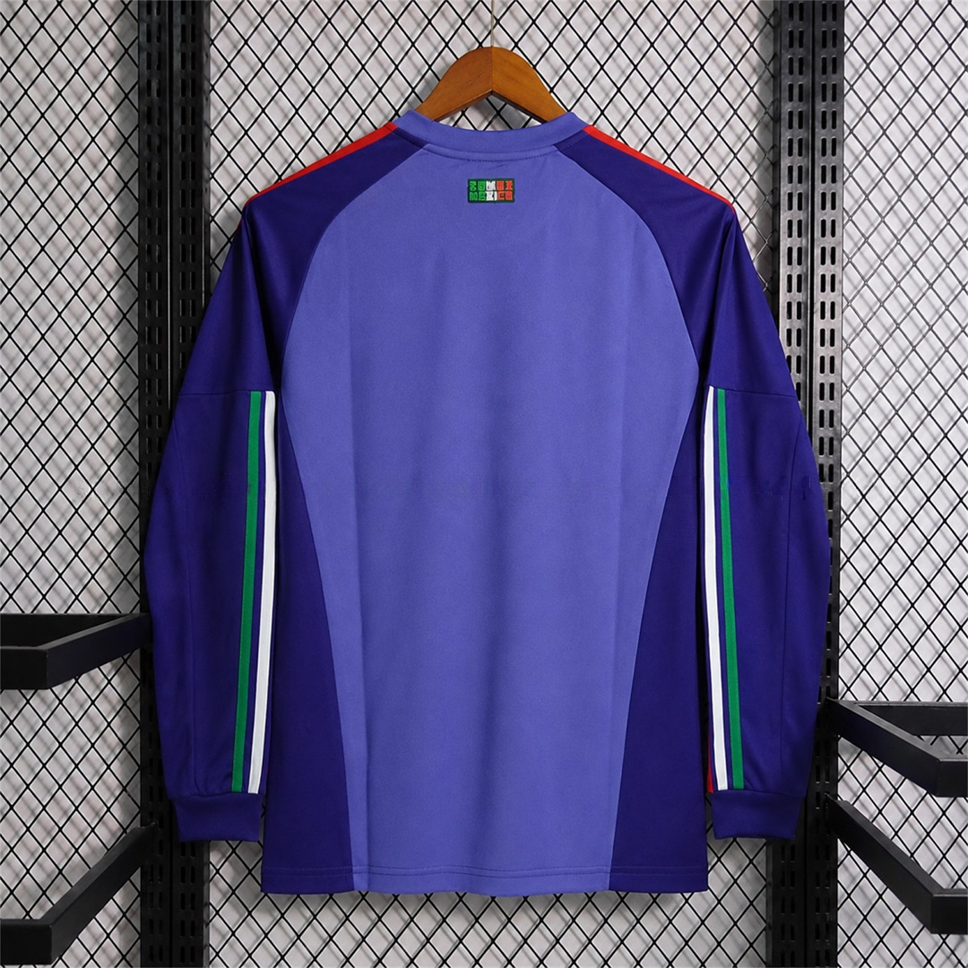 Mexico 2026 Goalkeeper Blue Long Seelve Jersey - Fans Version - UnitedFutballJersey