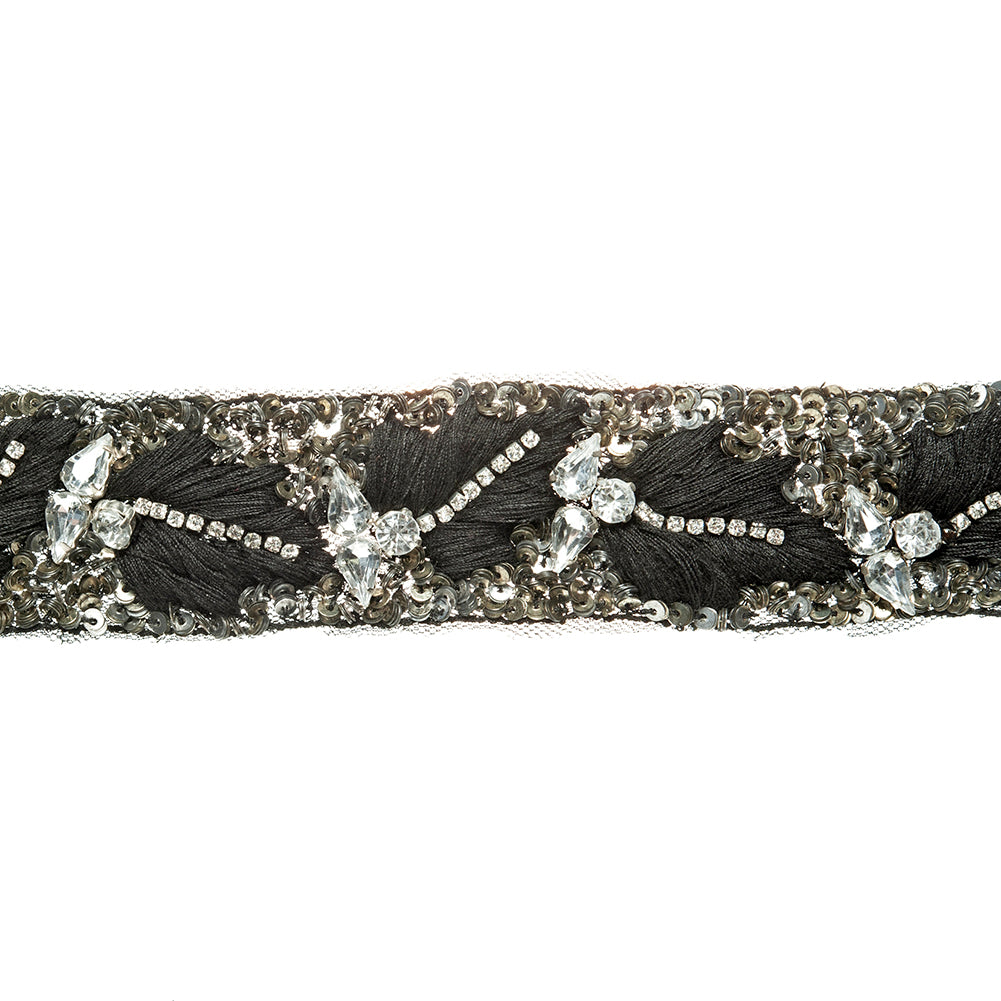 Black/White Fancy Beaded Trim - Joann Fabrics