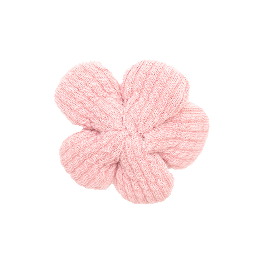 Italian Pink and Gray Flower Applique - 2